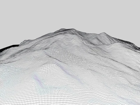 Makanrushi island Great Kuril Islands 3D Model