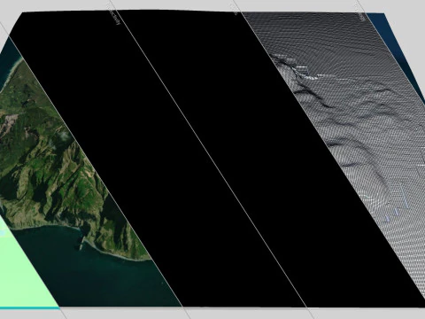 Makanrushi island Great Kuril Islands 3D Model