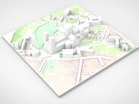 The Cathedral City of St Peter York England 3D Model