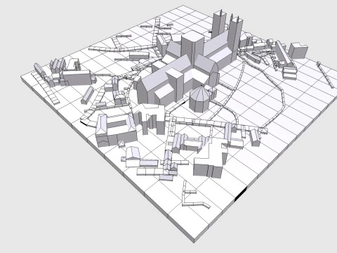 The Cathedral City of St Peter York England 3D Model