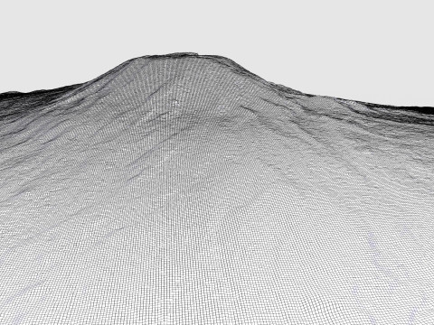 Volcano Kilimanjaro Tanzania Africa Model 3D
