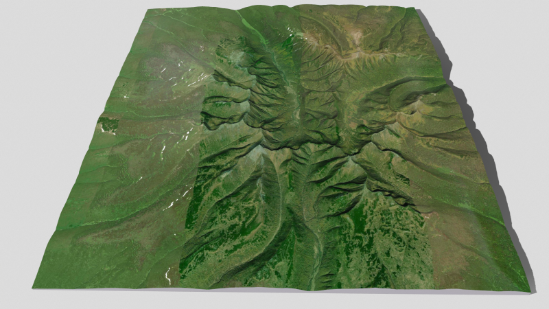 Volcano Bolshaya Ipelka Kamchatka Modelo 3D .c4d .max .obj .3ds .fbx .stl .blend
