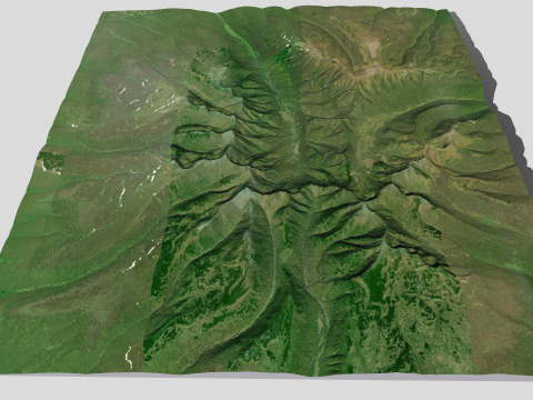 Volcano Bolshaya Ipelka Kamchatka 3Dモデル
