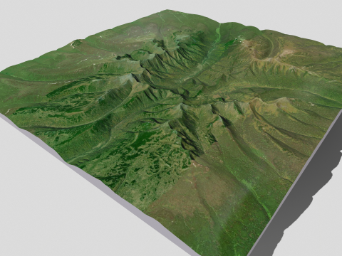 Volcano Bolshaya Ipelka Kamchatka Modelo 3D