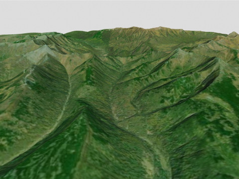 Volcano Bolshaya Ipelka Kamchatka Modelo 3D