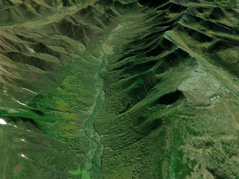 Volcano Bolshaya Ipelka Kamchatka Modelo 3D
