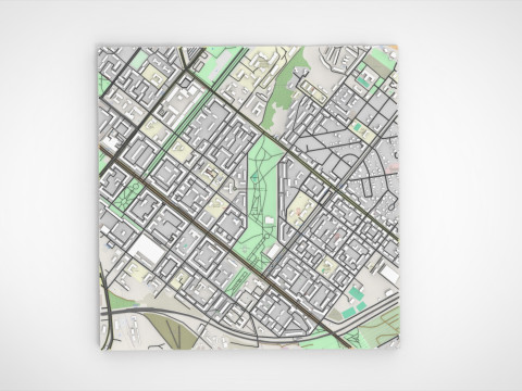 Cityscape Zaporizhzhya Ukraine 3D Модель