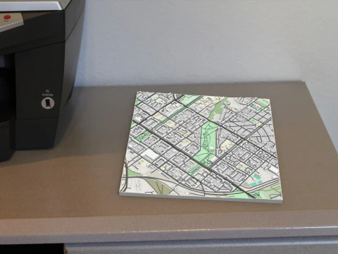 Paisagem urbana Zaporizhzhya Ucr&acirc;nia Modelo 3D