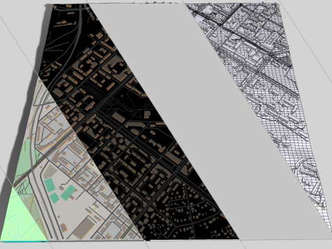 Cityscape Zaporizhzhya Ukraine 3D Модель