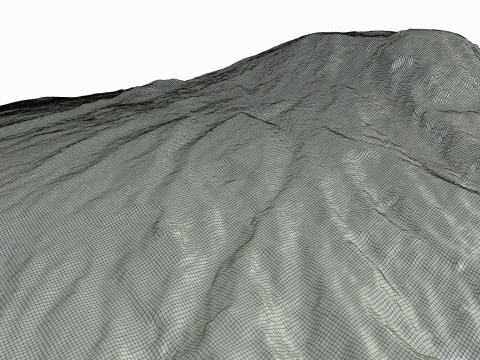 Uhuru Peak Mount Kilimanjaro 3D Model