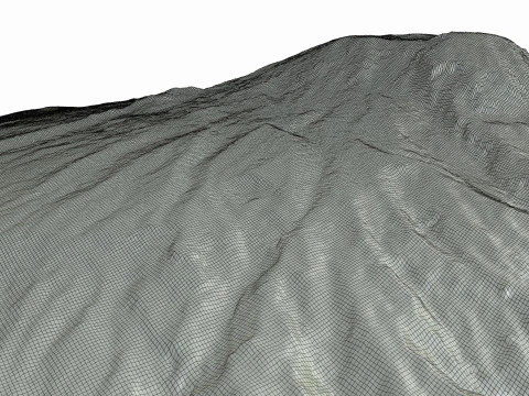 Uhuru Peak Mount Kilimanjaro 3D Model