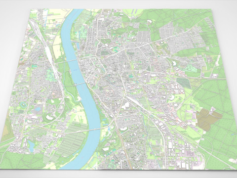 Cityscape Torun Poland 3D Model