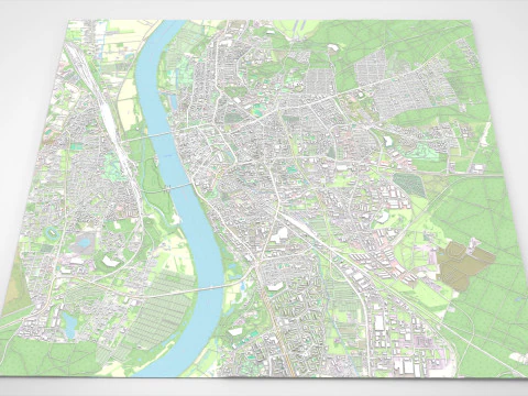 都市景観トルン ポーランド 3Dモデル