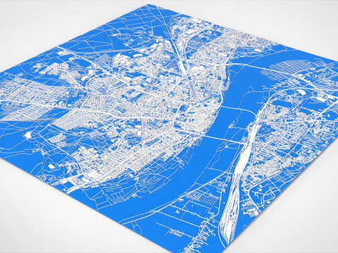 Cityscape Torun Poland Model 3D