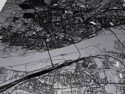 Cityscape Torun Poland Model 3D