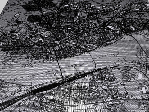 Cityscape Torun Poland 3D Model
