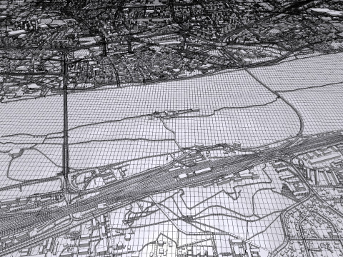 Cityscape Torun Poland Model 3D