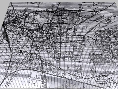 Cityscape Skierniewice Poland 3D Model