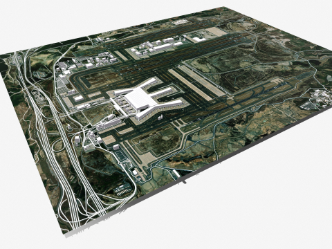 Istanbul Havalimani Airport Turkey 3D 모델