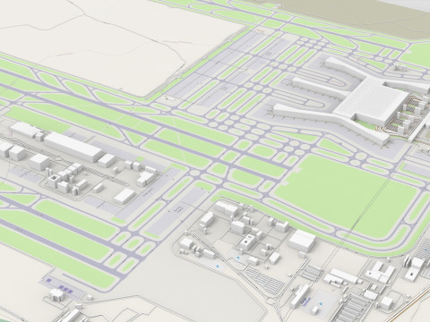 Istanbul Havalimani Airport Turkey 3D 모델
