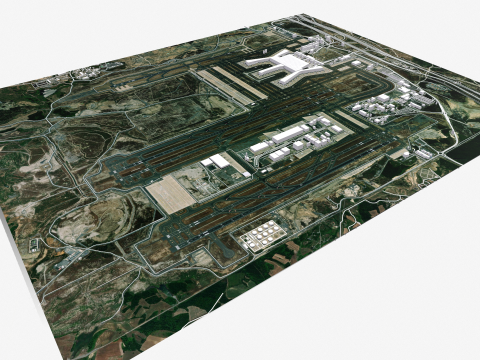 Istanbul Havalimani Airport Turkey 3D 모델