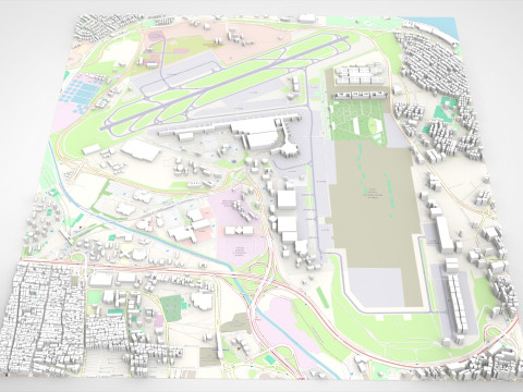 Istanbul Ataturk Airport Modèle 3D