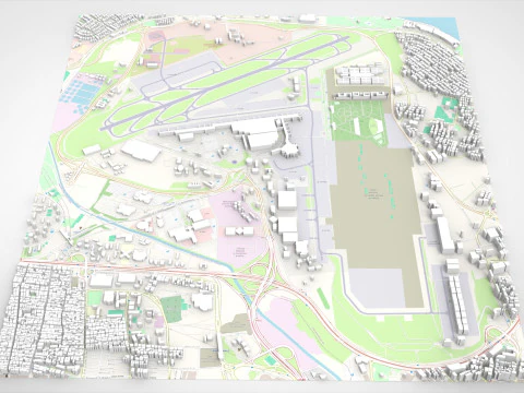 Istanbul Ataturk Airport 3D Model