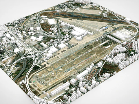 Istanbul Ataturk Airport 3D Model