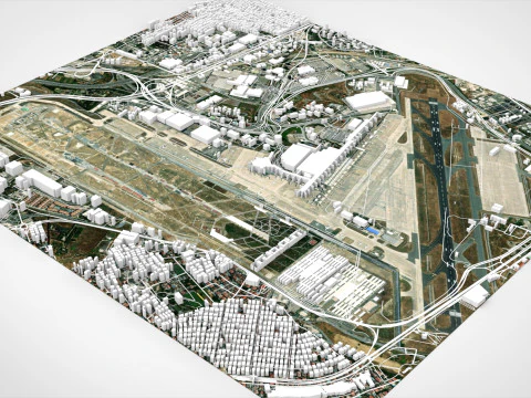 Istanbul Ataturk Airport 3D Model