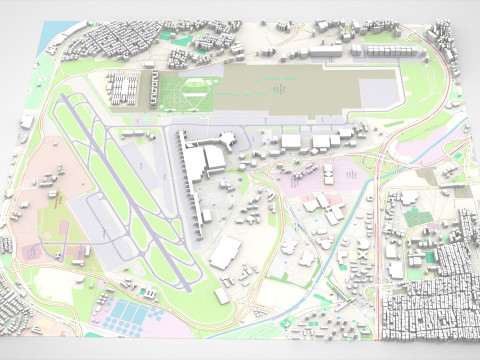 Istanbul Ataturk Airport Modèle 3D