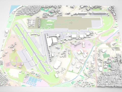 Istanbul Ataturk Airport 3D Model