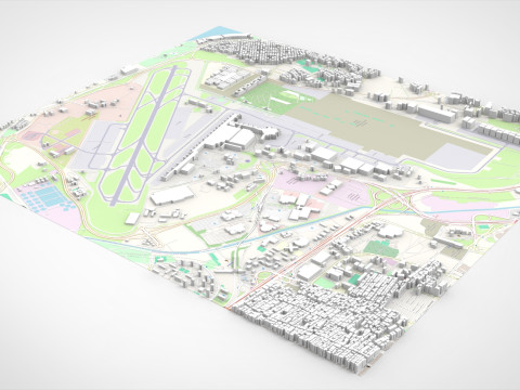 Istanbul Ataturk Airport Modèle 3D