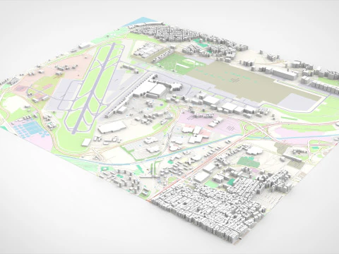 Istanbul Ataturk Airport 3D Model