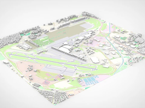 Istanbul Ataturk Airport 3D Model