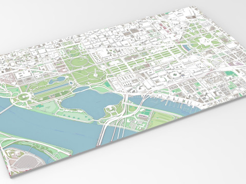 Capitol Hill Washington Columbia USA Modelo 3D