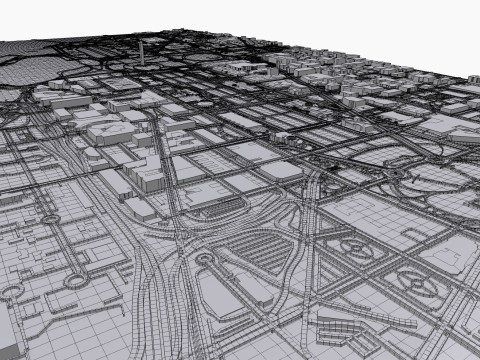 Capitol Hill Washington Columbia USA Modelo 3D