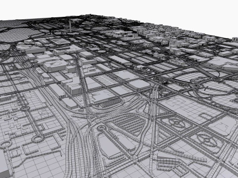 Capitol Hill Washington Columbia USA 3D Model