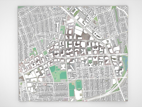 Cityscape Arlington Texas USA Model 3D