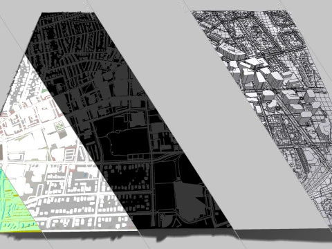 Cityscape Arlington Texas USA 3D Model