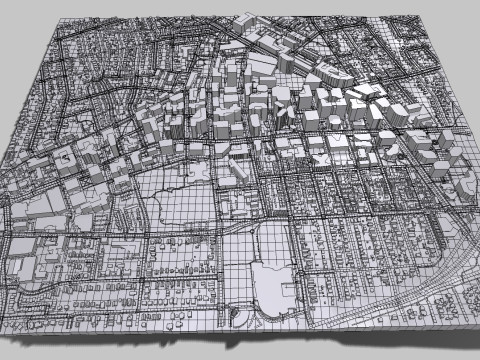 Cityscape Arlington Texas USA Model 3D