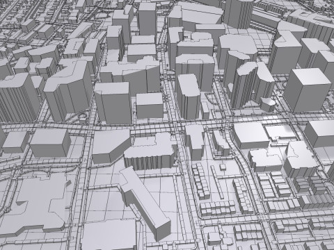 Cityscape Arlington Texas USA Model 3D