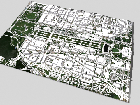 Capitol Hill Washington Columbia USA 3D 모델