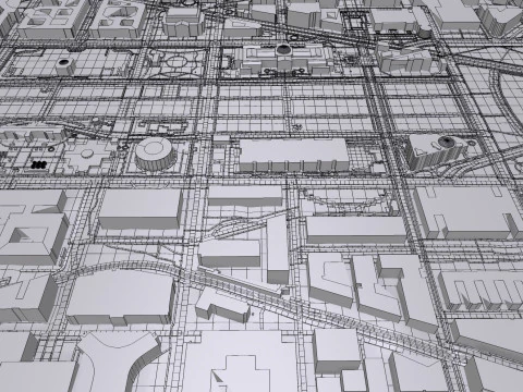 Capitol Hill Washington Columbia USA 3D Model