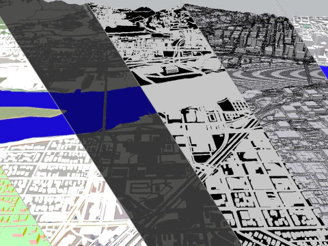 Paisagem urbana Portland Oregon EUA Modelo 3D