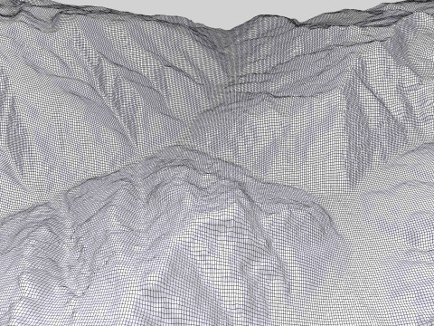Mountain The Butler Range New Zealand 3D Model