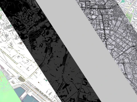 Paisagem urbana Cagliari ilha italiana da Sardenha Modelo 3D