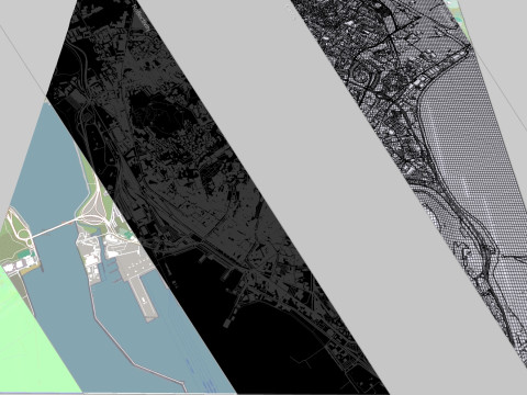 Cityscape Cagliari Italian island of Sardinia Modello 3D