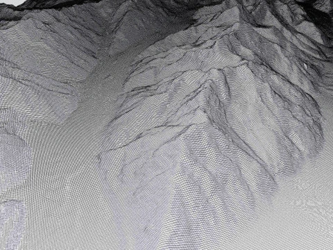 The Tasman Glacier New Zealand 3D Model