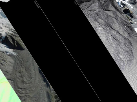 The Tasman Glacier New Zealand 3D Model