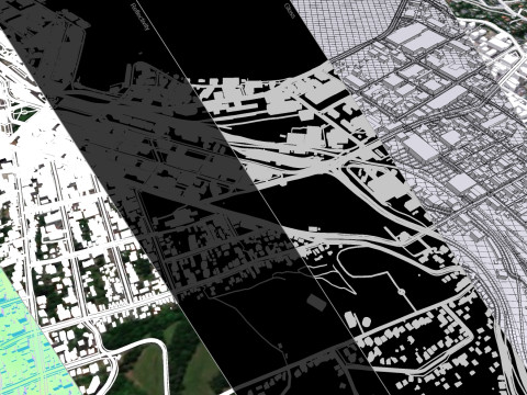 Cityscape Dunedin South Island of New Zealand 3D 模型
